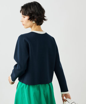 《手洗い可能》ビオグレースミラノリブジャケット