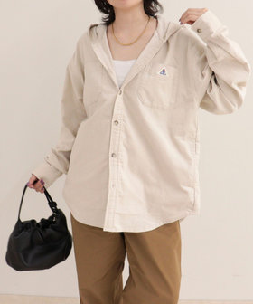 ［FREDY＆GLOSTER限定 TIME SALE！］【GEVACO/ゲバコ】コーデュロイフードシャツ