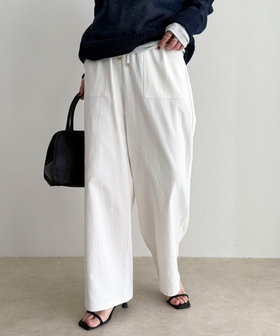 【接触冷感×UVカット/マルチ機能】ドライオックスセミワイドイージーパンツ