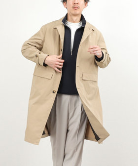 《ビジカジ対応》【ダントツ撥水】ステンカラーコート 26SS