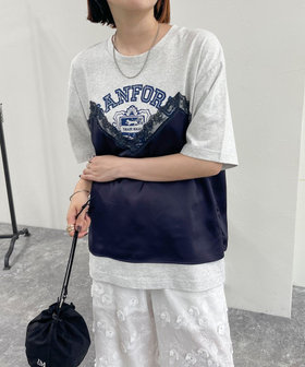 ビスチェリメイク風Tシャツ（4-0336-4-23-015）｜fredy emue(フレディ