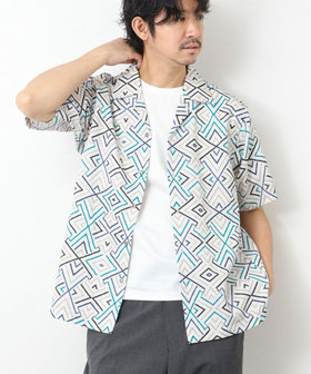 DotAir/ドットエア】《吸水速乾》総柄シャツ 25SS（5-0086-2-51