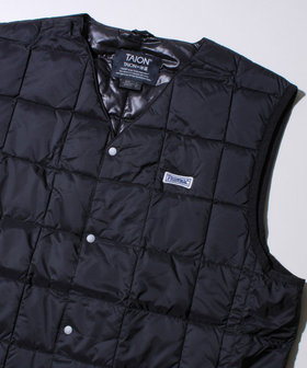 ［WEB限定 SPECIAL PRICE！］【FREDYMAC別注】TAION Vネック ベーシックインナーダウンベスト