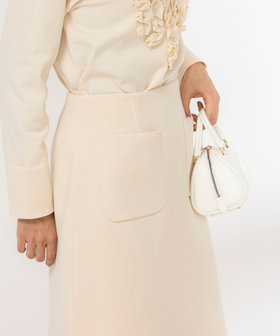 セットアップ対応》《手洗い可能》ニットミニスカート（4-0058-2-02