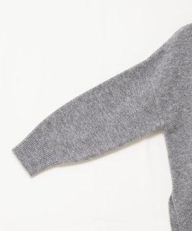 手洗い可能》モヘヤスパンコールVネックプルオーバー（5-0030-7-02-007