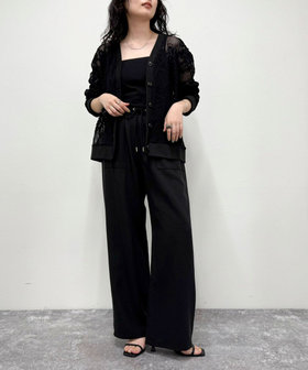 WEB限定 TIME SALE！］シルキーリネンイージーパンツ（5-0021-3