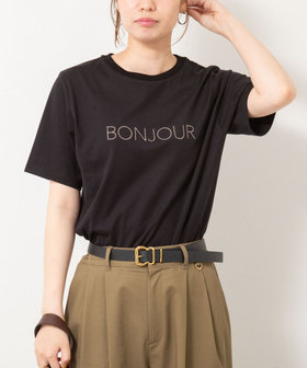 BONJOUR刺繍Tシャツ（5-0035-4-03-004）｜NOLLEY'S(ノーリーズ