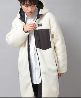 ◇【WEB限定】【TAION/タイオン】別注ボア×ダウンフードコート