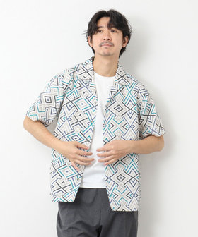 【22SS新品未使用アルチビオ】吸水速乾機能クルーニット 38号 L＆Wデザイン】吸水速乾 接触冷感 オーバーサイズTシャツ【AOKI