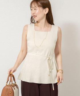手洗い可能》TORRAZZO DONNA&frasl;トラッゾドンナ2way Square Neck Knit
