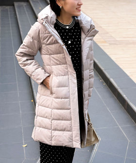 《撥水》ストレッチライトタフタロングコート