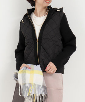 中綿×ニット2ＷAY切替ジャケット