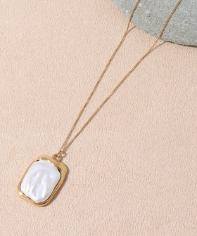 【MERAKI/ メラキ】Square Pearl NLスクエアパールネックレス