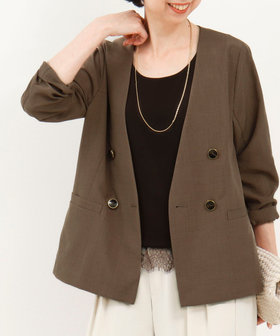 サップタンブラーノーカラージャケット