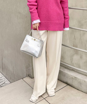 ウォッシャブル強撚ツイルワイドパンツ（5-0030-6-09-004）｜NOLLEY'S