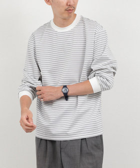 超長綿シルケットボーダーTシャツL/S 26AW