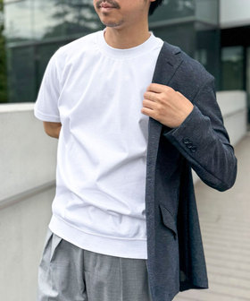 ［WEB限定 SPECIAL PRICE！］《ビジカジ対応》シルケットスムースドレスTシャツ 25SS