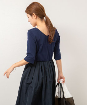 新品♥定価23100円◆NOLLEY’S　2WAYドッキングワンピース◆ネイビー ノーリーズドッキングワンピース
