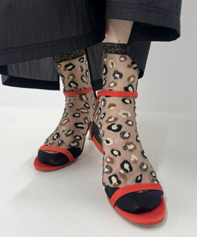 【ATELIER st eustache/アトリエセントオスタシュ】HORSESHOE BENDシアーソックス