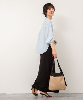 NOLLEY'S｜ウォッシャブルマットサテンナロースカート | Rakuten