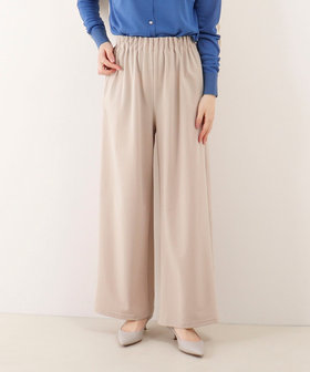 OUTLET限定 TIME SALE！］麻調ストレッチダブルブレストパンツ