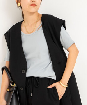 ランダムテレコ2WAYプルオーバー