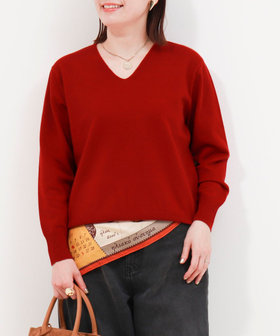 【未使用級】MUSE Deuxieme CIasse Vネックプルオーバーニット 中古・古着通販】MUSE de Deuxieme Classe (ミューズ