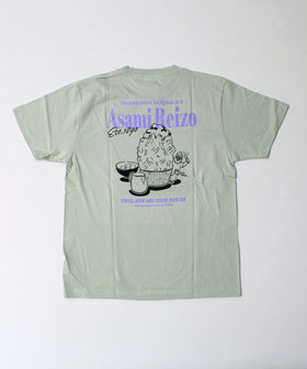 ［WEB限定 SPECIAL SALE！］【Duckster×阿左美冷蔵】コラボ かき氷と白玉Tシャツ ユニセックス