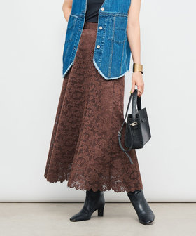 ［WEB限定 SPECIAL PRICE！］ウォッシャブルレースマーメイドスカート