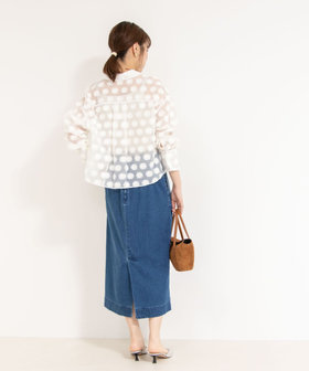 WEB限定 SPECIAL PRICE！］シアーフラワージャガードショート
