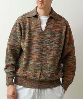 【COOHEM/コーヘン】鬼カスリ ポロ衿スキッパーPO 26AW
