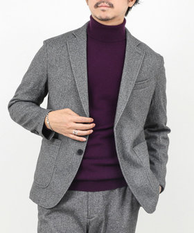 《セットアップ対応》【Active Jersey】ホームスパン ストレッチイージーJK