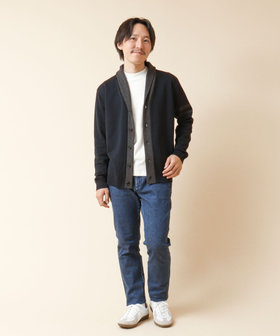 【美品】comoli ショールカラーカーディガン 3 コットン ショールカラーカーディガン グレー – MINIMAL