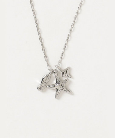 手描き星トップネックレス