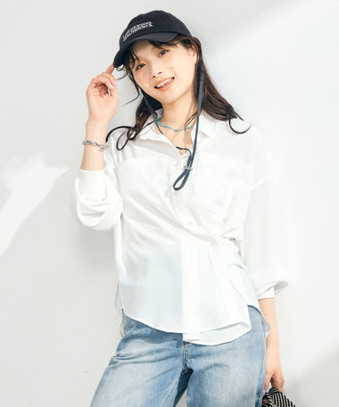 【WEB限定 GW SPECIAL PRICE】とろみカシュクールシャツ