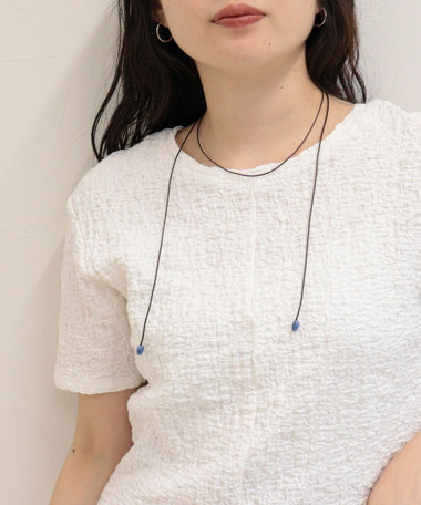 ビーズエンドコードチョーカー