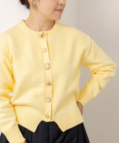 【TORRAZZO DONNA】【林(mayumi_nol)別注】別注ビジューカーディガン