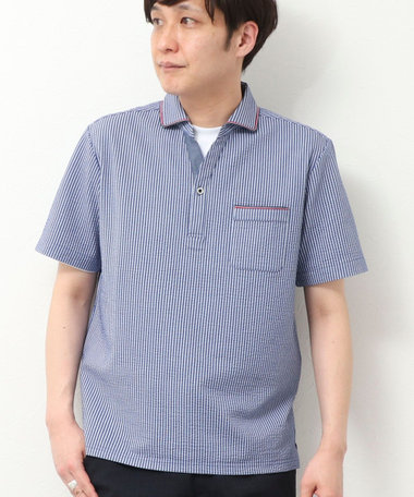 《ビジカジ対応》《吸水速乾》サッカージャージ スキッパーポロ