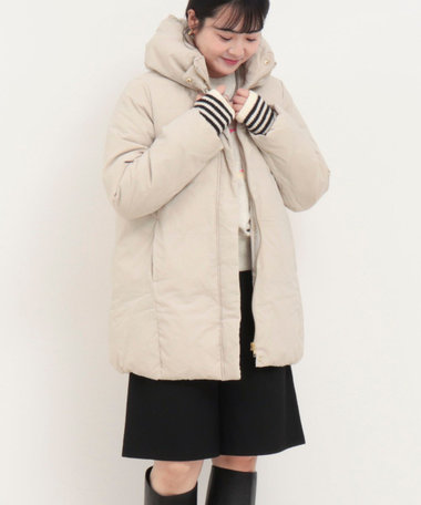 マイクロタフタカシュネックダウン