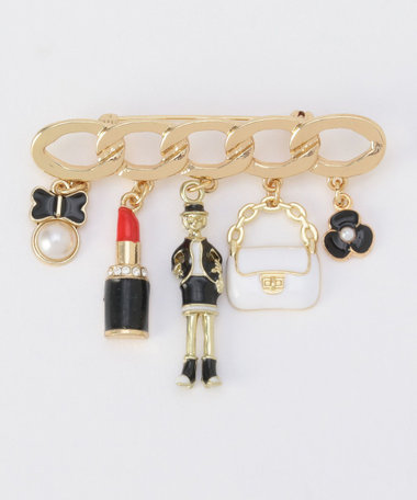 MIXチャームブローチ