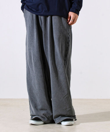 【トレンド感あるルーズフィット】スノーウォッシュ スウェットパンツ