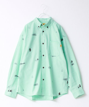 【COBMASTER/コブマスター】シャンブレー総柄B.Dシャツ