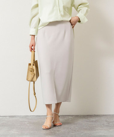 《セットアップ対応》ウォッシャブルライトダンボール2WAYタイトスカート