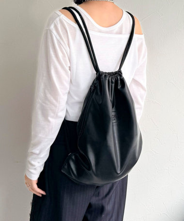 【PARROTT CANVAS/パロットキャンバス】   PUレザーナップサック