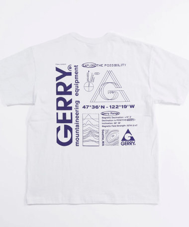 【GERRY/ジェリー】7.5oz Heavy Jersey S/S Graphic Tee