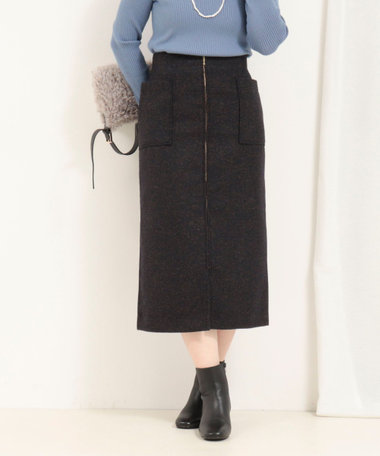ネップツイードタイトスカート
