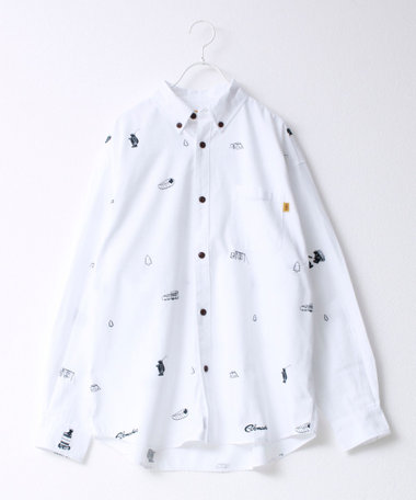 【COBMASTER/コブマスター】シャンブレー総柄B.Dシャツ