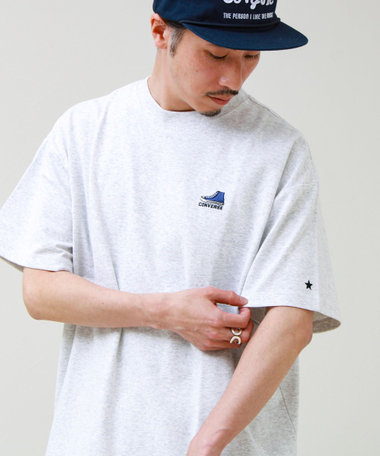 【CONVERSE】ワンポイント シューズ刺繍Tシャツ