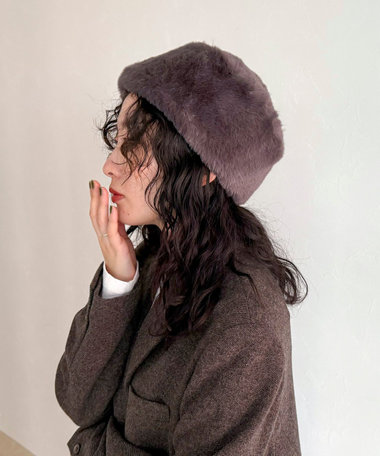 【CASSELINI/キャセリーニ】ファーロシア帽