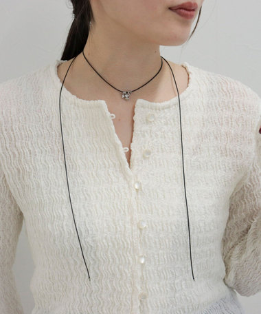 モチーフトップアジャストコードチョーカー
